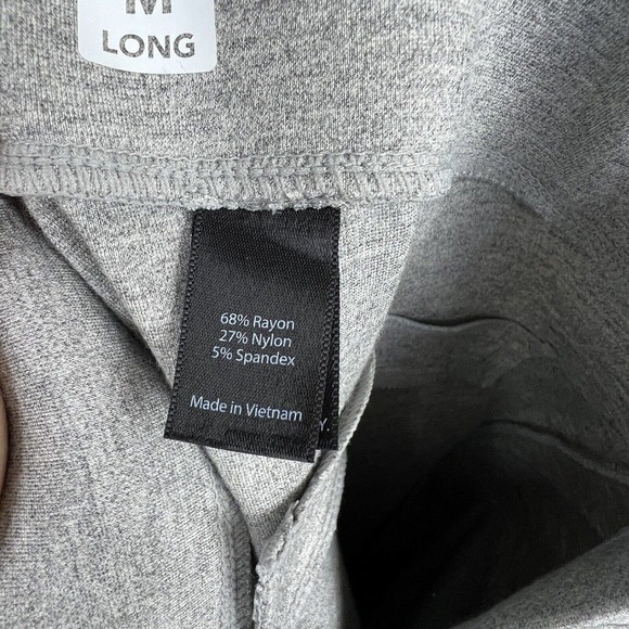 Betabrand Gray Bootcut Pants Size M LONG Pull On Ponte Stretch Yoga - Picture 9 of 10